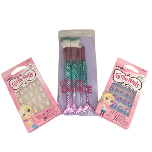 Girlie Nails & Dream Dance Mermaid Brush Set New Product - Picture 3 of 11